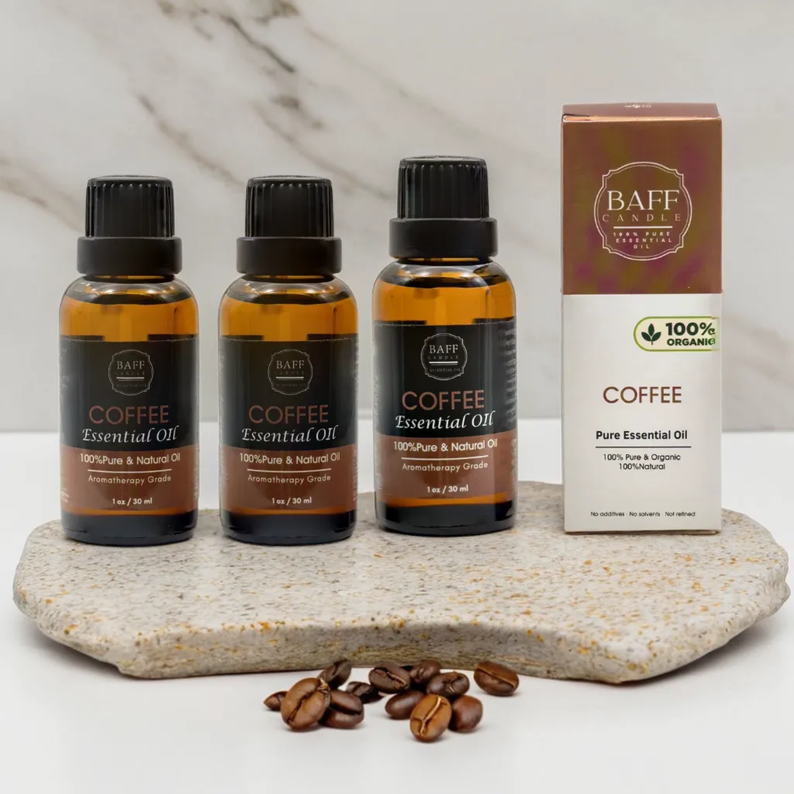 Coffee Essential Oil I 100% Pure & Organic I Aromatherapy Grade 30ml