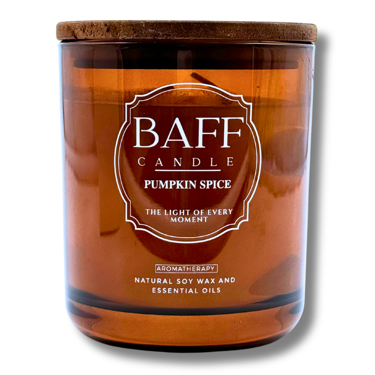 Pumpkin Spice Luxury Candle made with Premium Soy Wax , handmade, pure essential oil