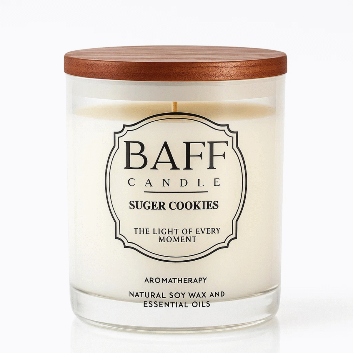 Sugar Cookies Luxury Candle made with Premium Soy Wax, handmade, pure essential oil