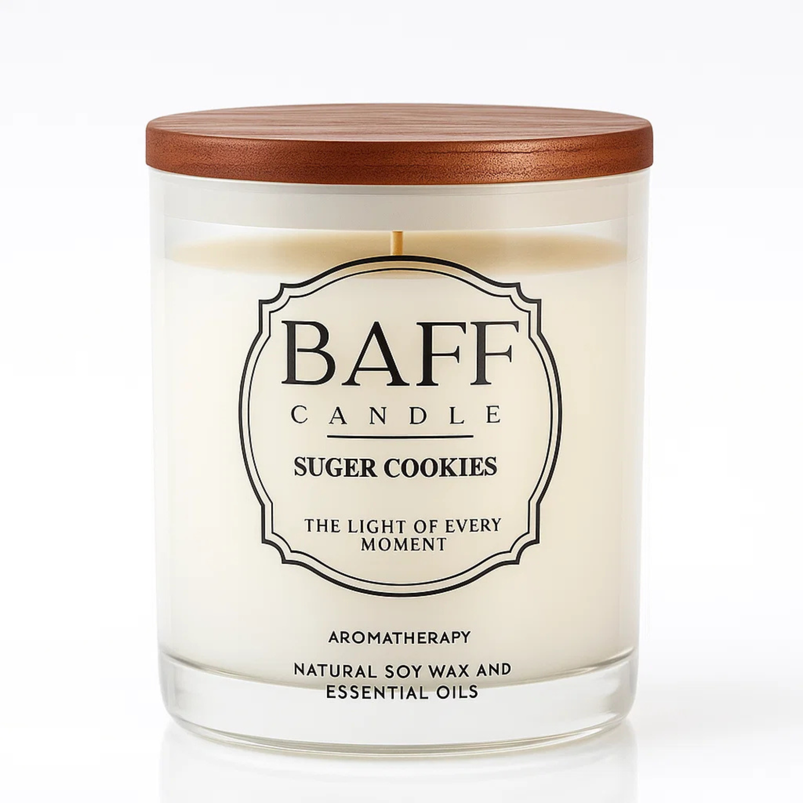 Sugar Cookies Luxury Candle made with Premium Soy Wax, handmade, pure essential oil