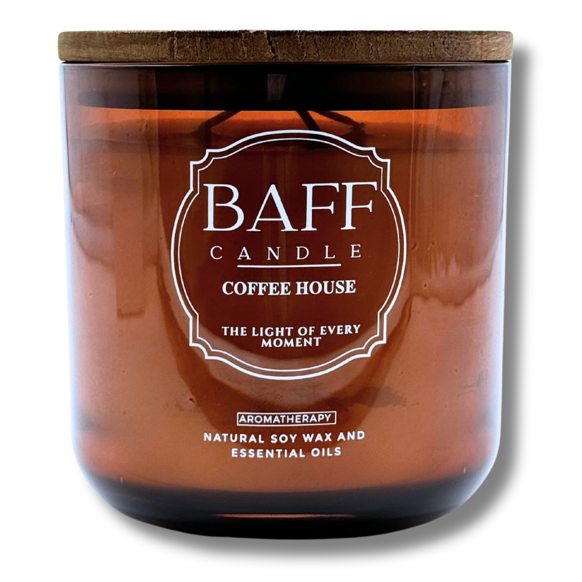 Coffee House Luxury Candle made with Premium Soy Wax, handmade, pure essential oil