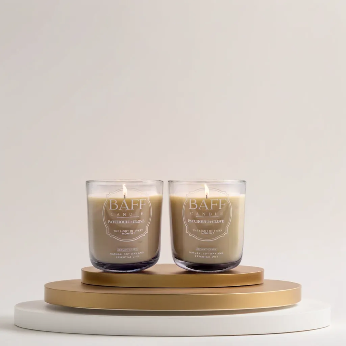 Patchouli Clove Luxury Candle made with Premium Soy Wax, handmade, pure essential oil