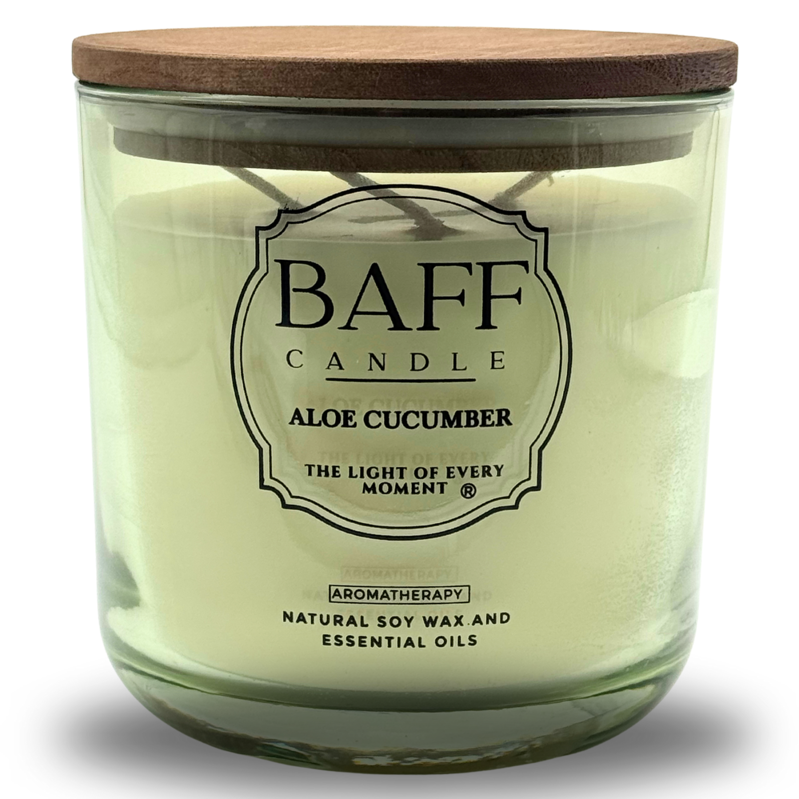 AloeCucumber Soy Wax Luxury Candle (Three Wick)