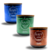 Baff Candle Collection I Sea Salt Azalea I Spicy Wood Soy I Palo Santo I