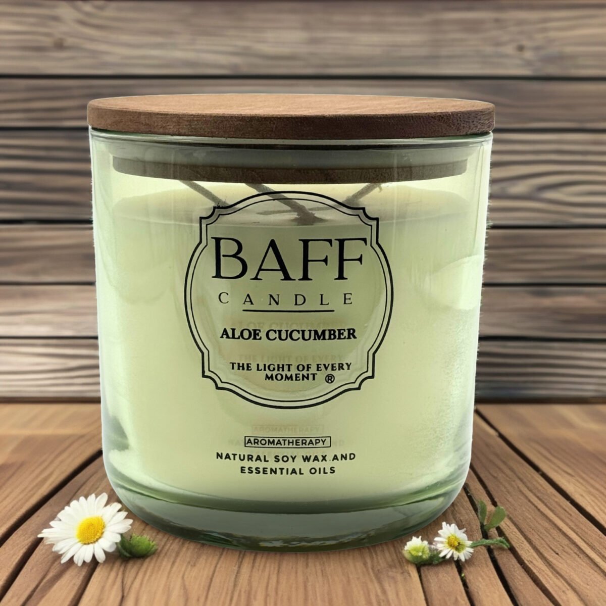 Aloe Cucumber Soy Wax Luxury Candle (Three Wick)