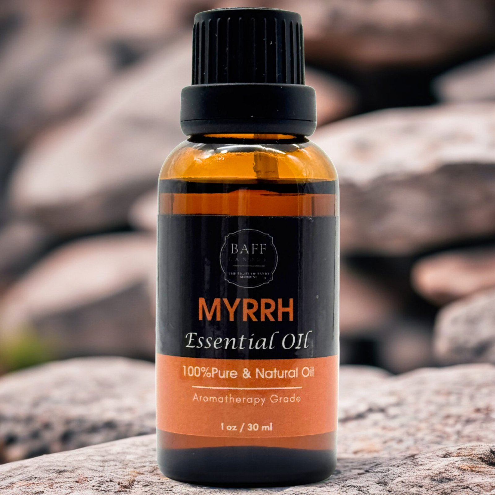 Baff Candle Myrrh Essential Oil | 100% Pure | Aromatherapy Grade (30ml)