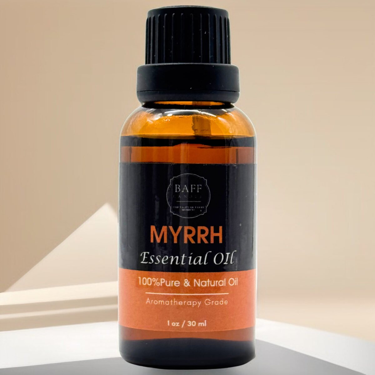 Baff Candle Myrrh Essential Oil | 100% Pure | Aromatherapy Grade (30ml)