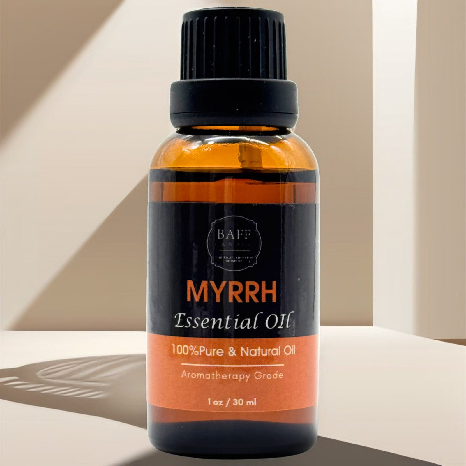 Baff Candle Myrrh Essential Oil | 100% Pure | Aromatherapy Grade (30ml)