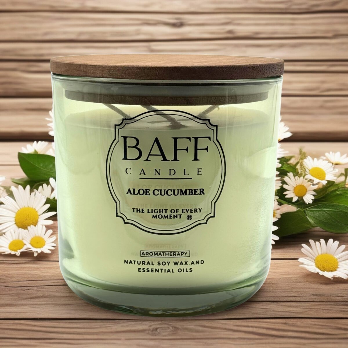 Aloe Cucumber Soy Wax Luxury Candle (Three Wick)